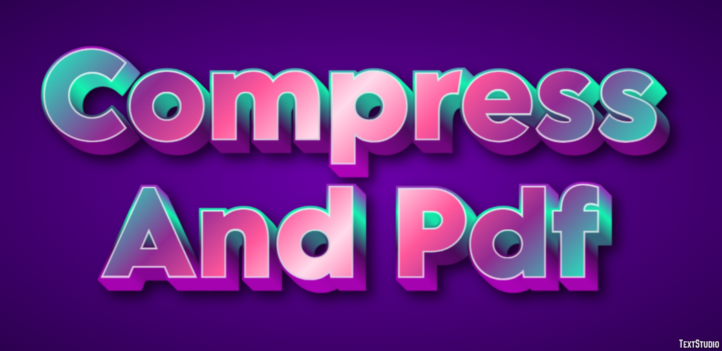 Compress And Pdf Metin Efekti