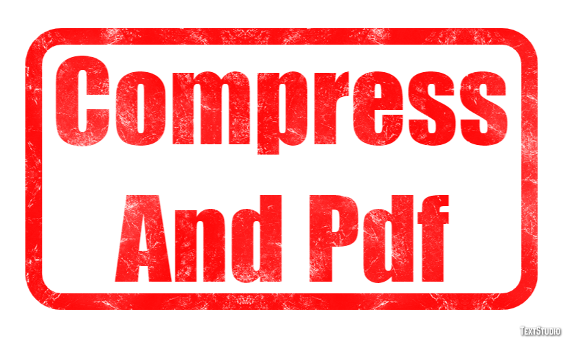 Compress And Pdf Metin Efekti