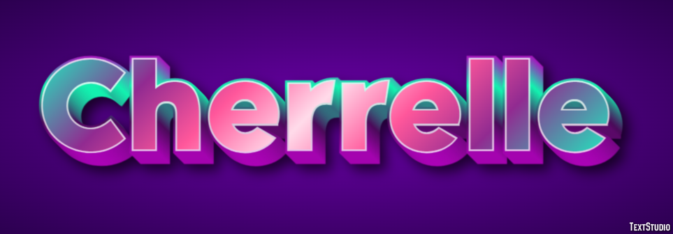 Cherrelle Effet de Texte
