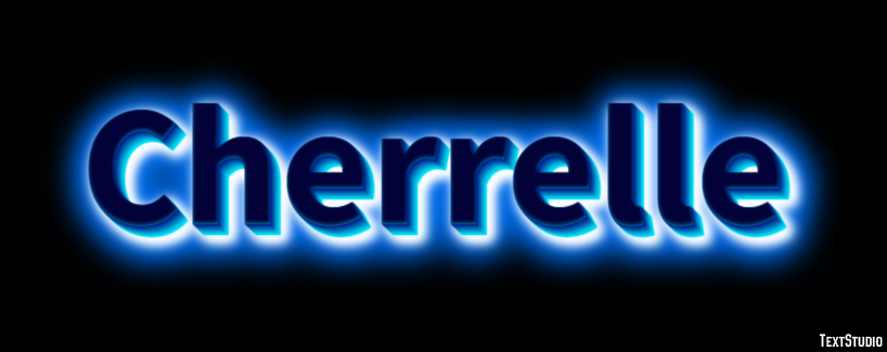 Cherrelle Text effect