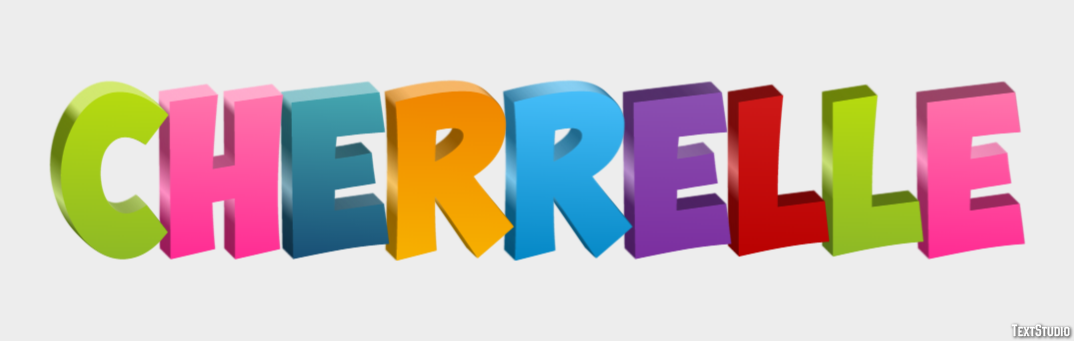 Cherrelle Effet de Texte