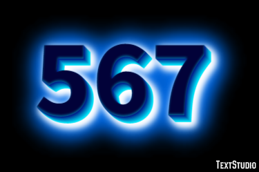 567 Text Effect