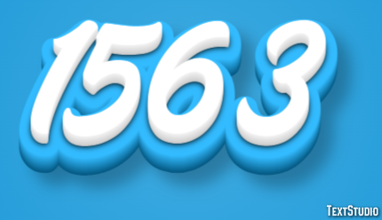 1563 Эффект текста