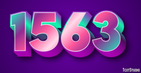 1563 Эффект текста