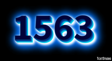 1563 Text Effect