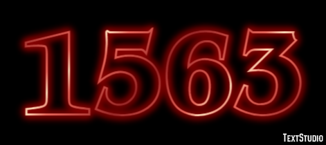 1563 Эффект текста