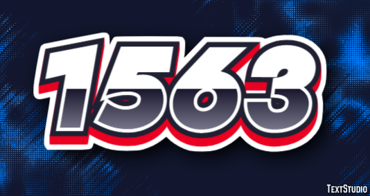 1563 Text Effect