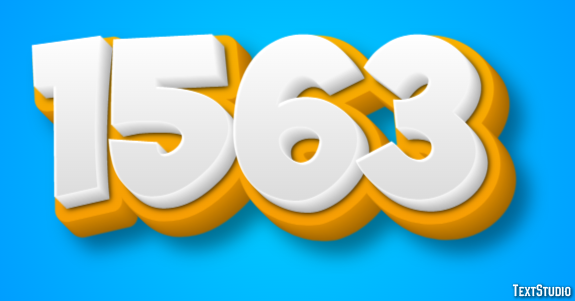 1563 Text Effect
