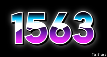 1563 Text Effect