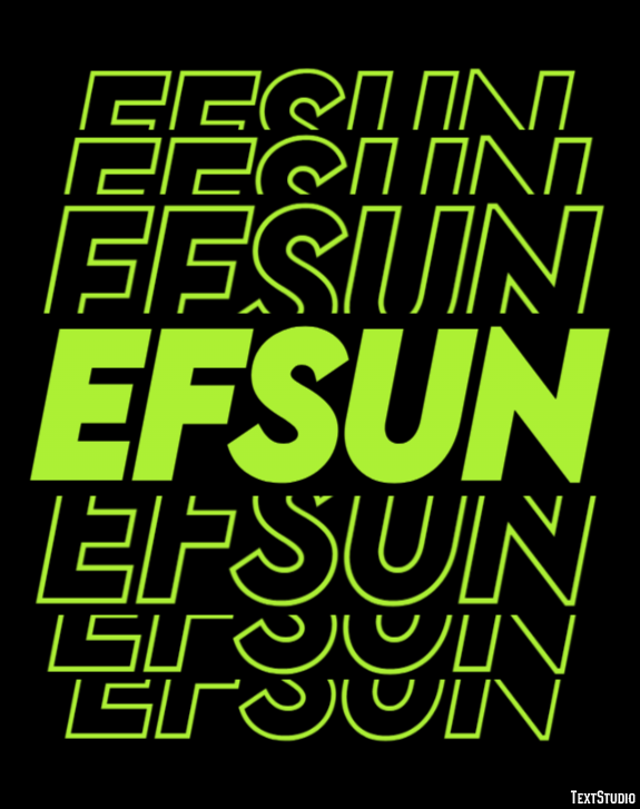 Efsun Effetto testo