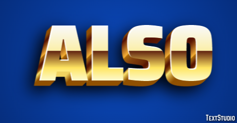 Also Text Effect