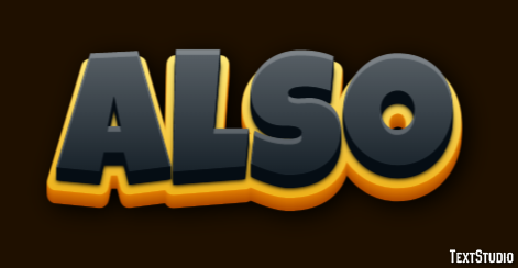 Also Text Effect