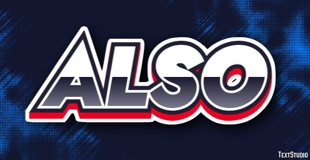 Also Text Effect