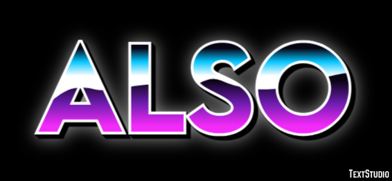 Also Text Effect