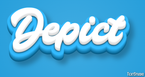 Depict Effetto testo