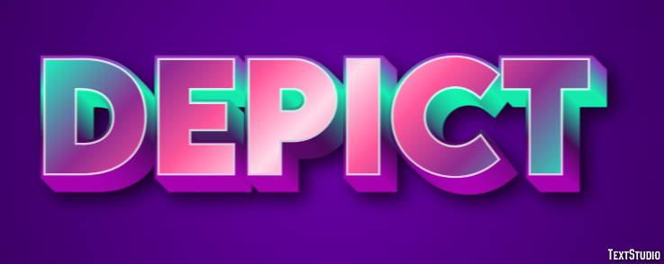 Depict Text Effect