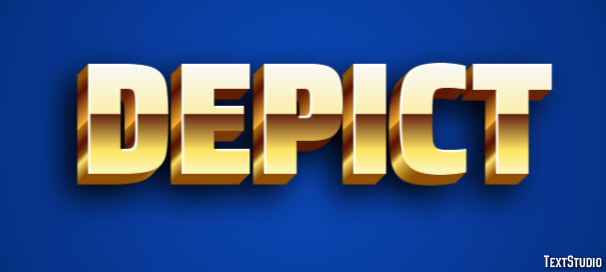 Depict Efekt tekstowy