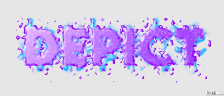 Depict Text Effect