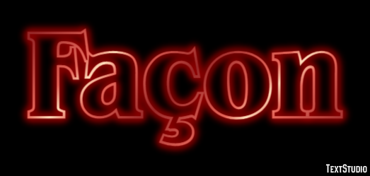 Façon Effet de texte