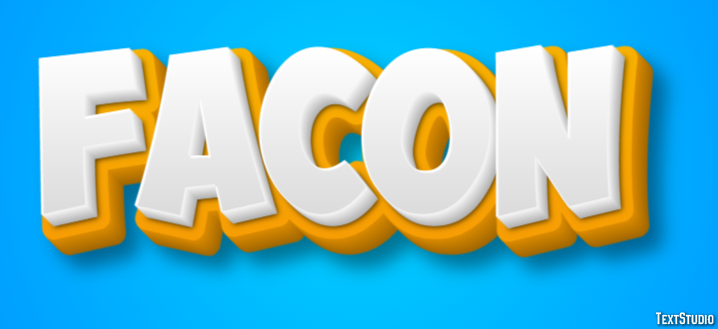 Façon Effet de texte