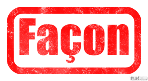 Façon Effet de texte