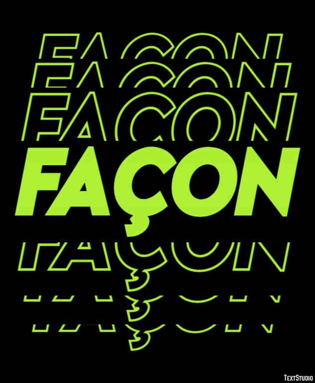 Façon Effet de texte