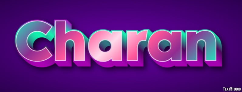 Charan Text effect