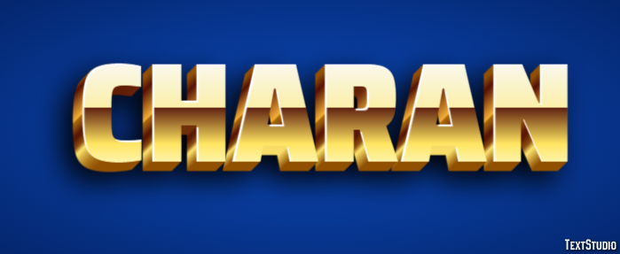 Charan Tekst Effect