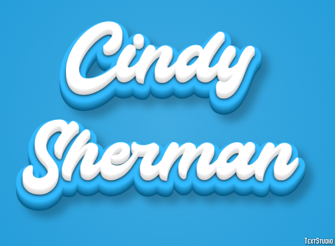 Cindy Sherman Efeito de texto