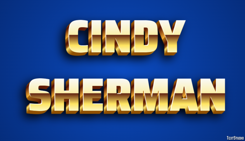 Cindy Sherman Efeito de texto