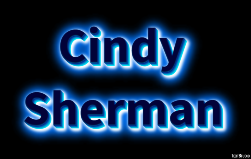 Cindy Sherman Text Effect