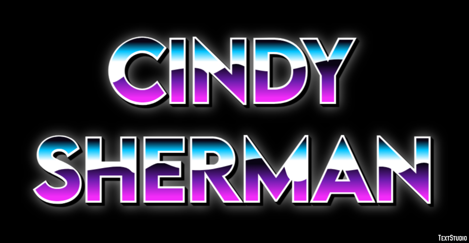 Cindy Sherman Efeito de texto