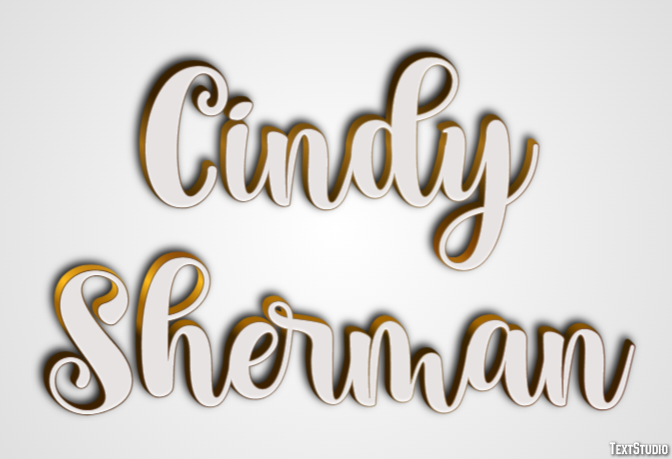 Cindy Sherman Efeito de texto