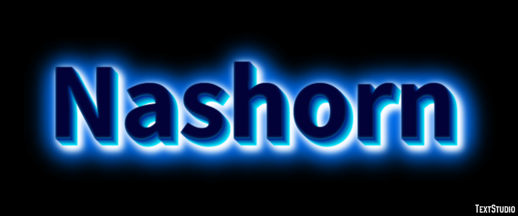 Nashorn Texteffekt