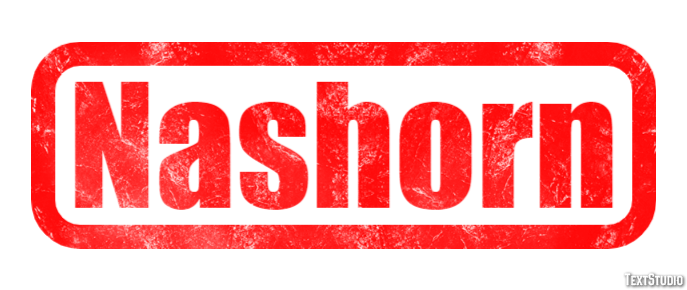 Nashorn Tekst effect