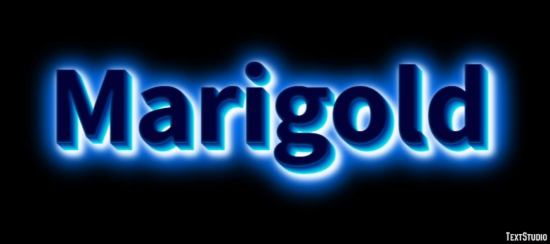 Marigold Efekt tekstowy