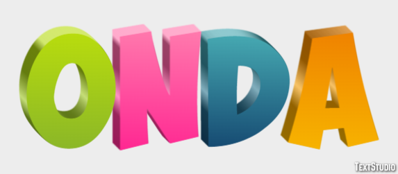 Onda Tekst Effect
