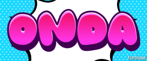 Onda Tekst effect