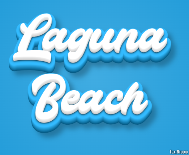 Laguna Beach Эффект текста