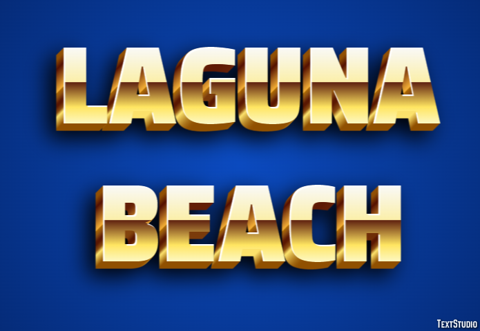 Laguna Beach Efecto de Texto