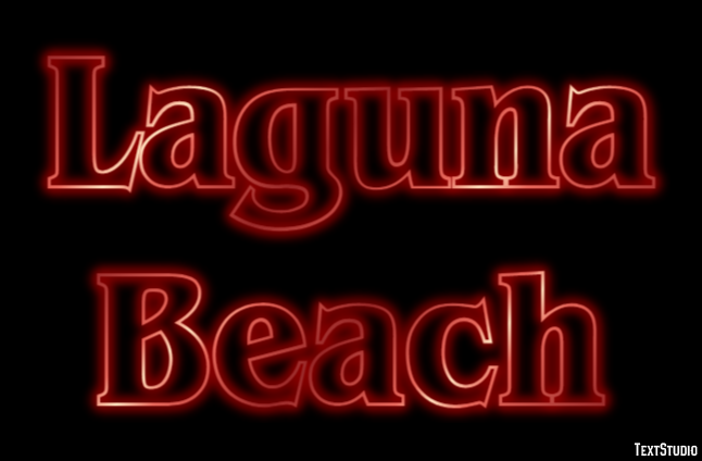 Laguna Beach Efekt tekstowy