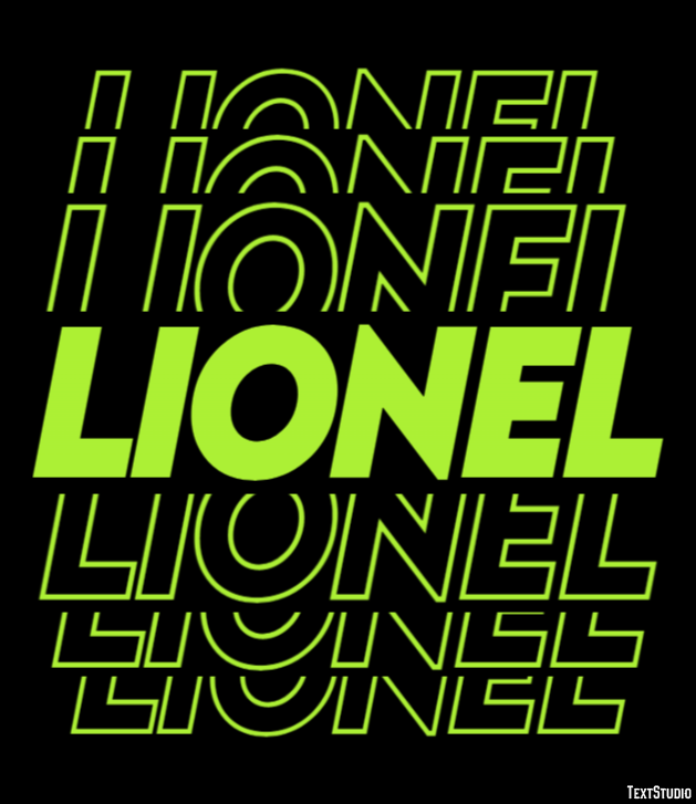 Lionel Efekt tekstowy