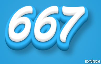667 Text Effect