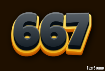 667 Text Effect