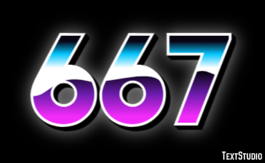 667 Text Effect