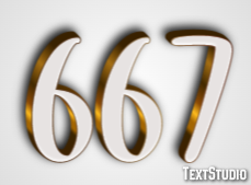 667 Text Effect