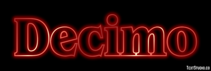 Decimo Effet de Texte