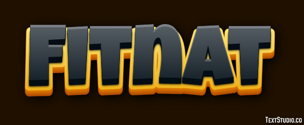 Fitnat Эффект текста
