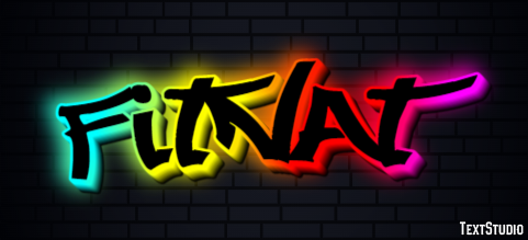 Fitnat Efeito de texto