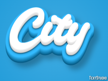 City Effetto testo
